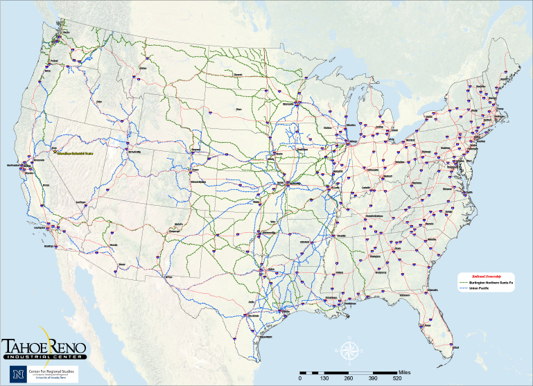 Major US Transportation Networks